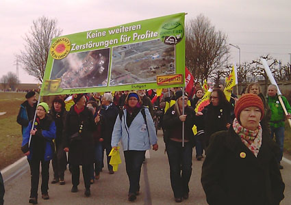 Anti-Atom-Demo in Neckarwestheim 11.03.12